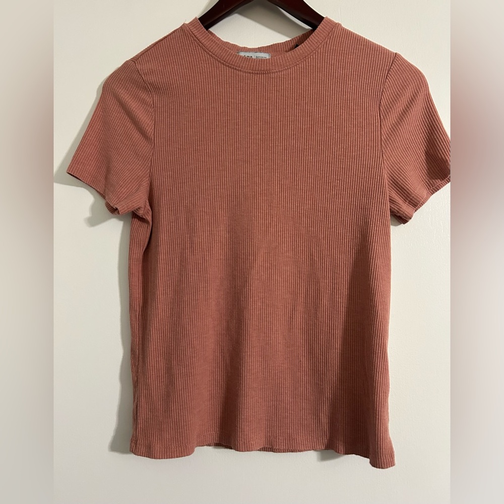 Prana Ribbed Short Sleeve Tee